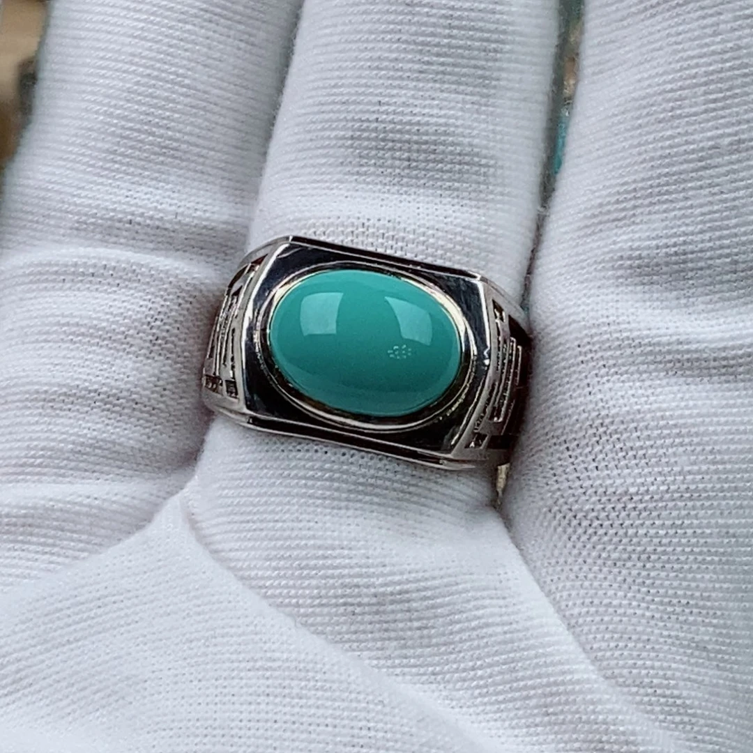 绿松石银S925镶嵌配饰