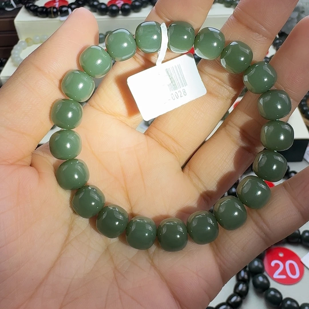 和田玉未镶嵌手串