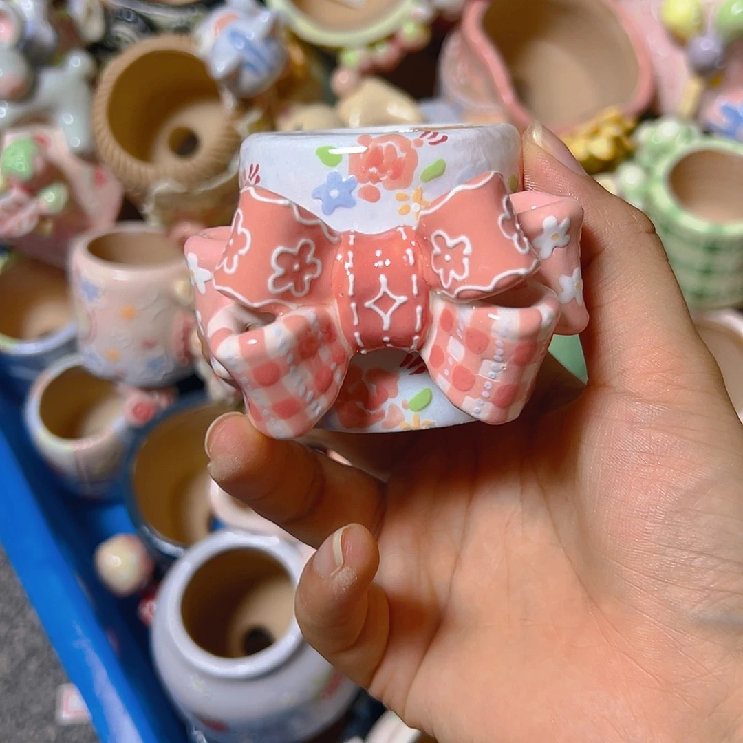 老梧家的手工多肉花盆