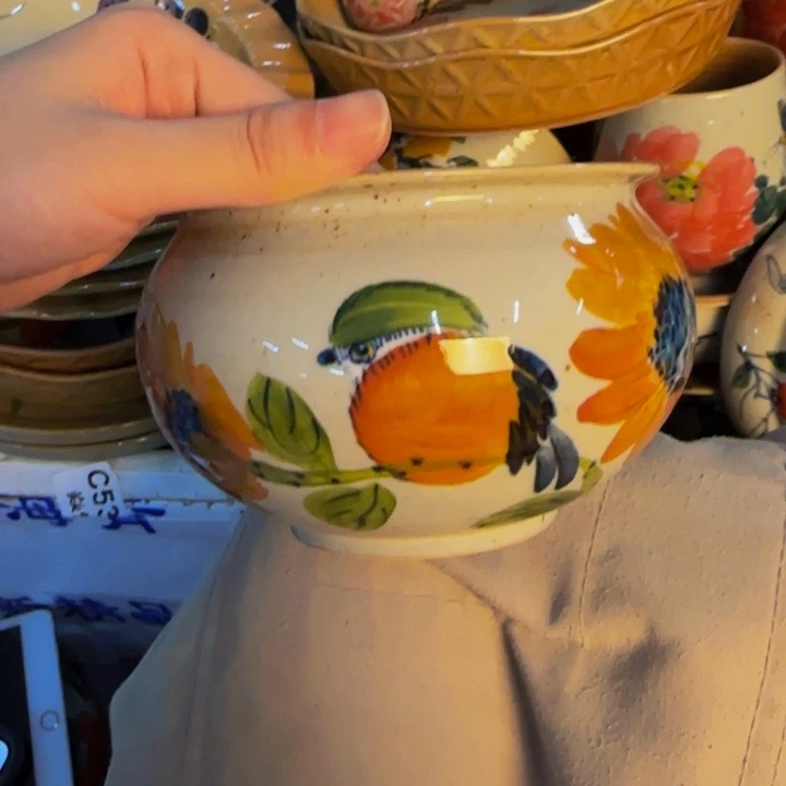 瓷片景德镇陶瓷手工手绘