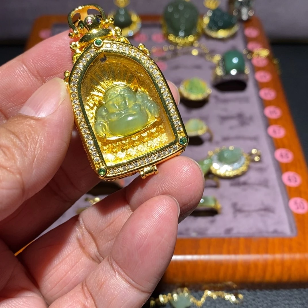 和田玉（碧玉）未镶嵌颈饰