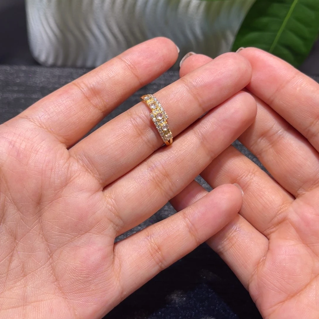 翡翠戒指银S925镶嵌