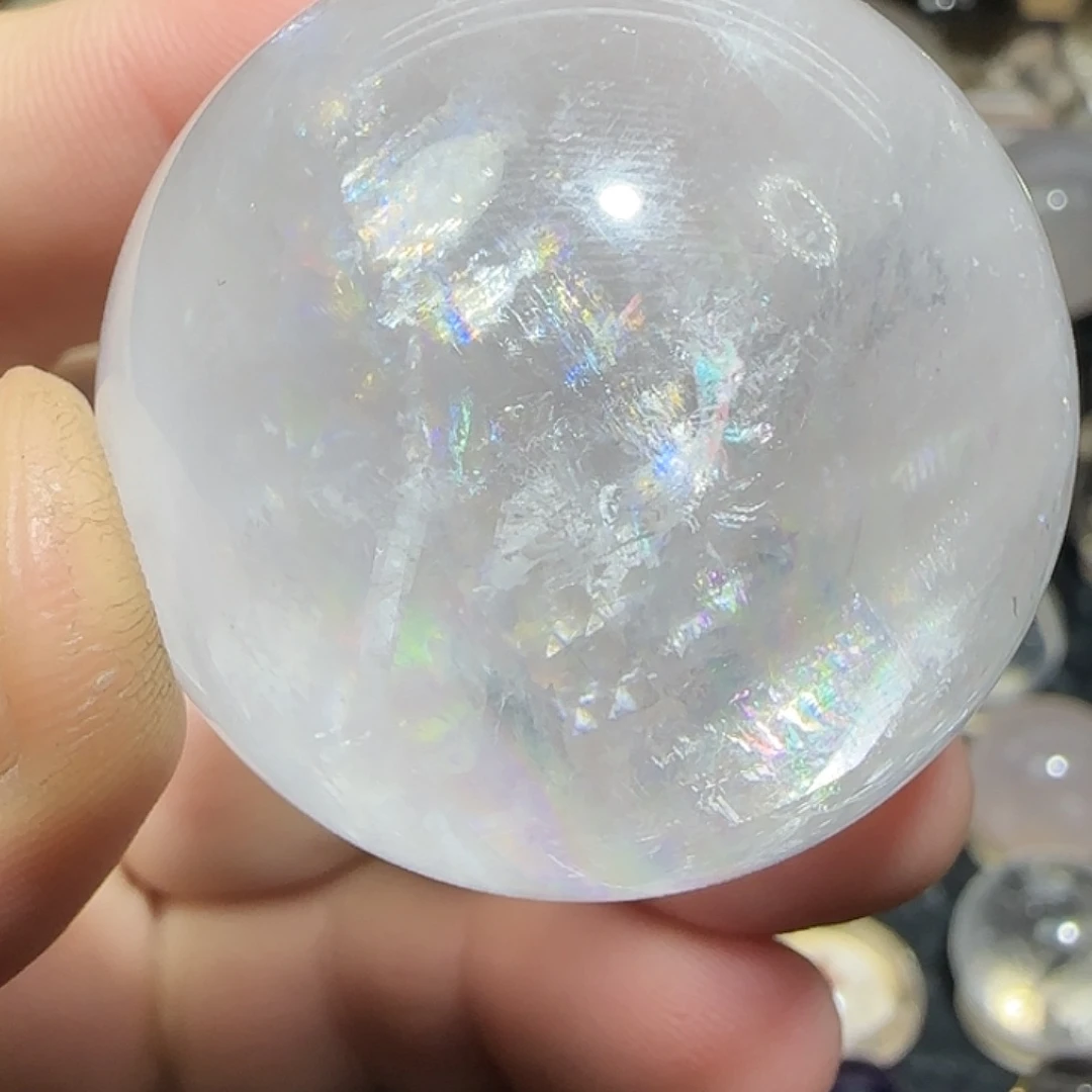 珠宝半成品未镶嵌水晶白冰洲石