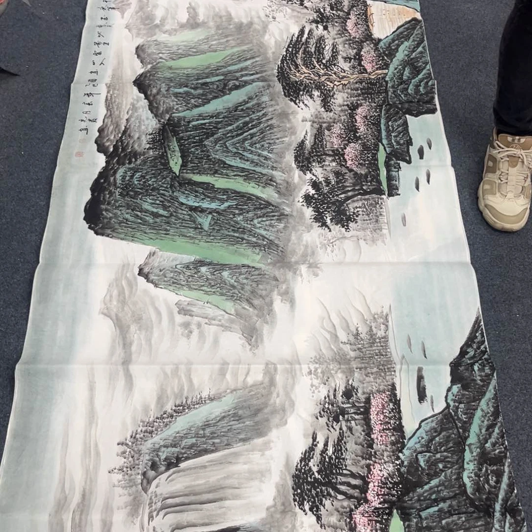 国画绘画作品多次