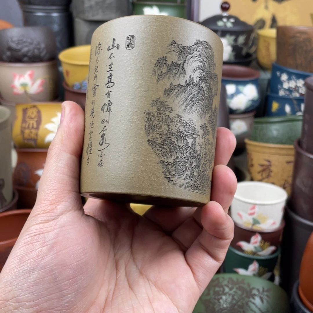 紫砂茶杯紫砂茶杯