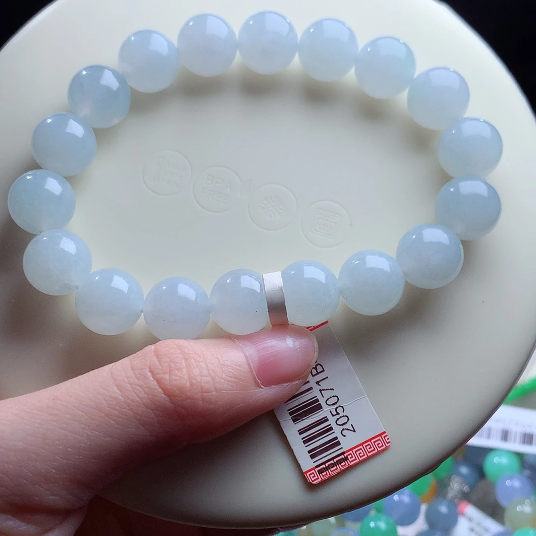 翡翠未镶嵌手串卡11