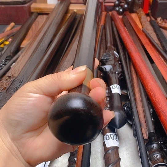 紫光檀木木木拐杖