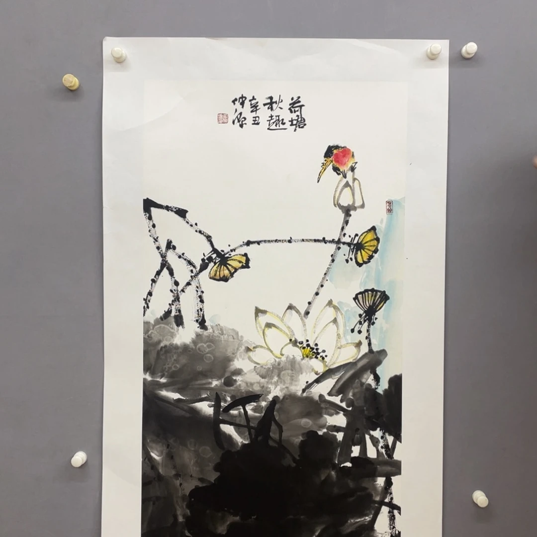 国画艺术家真人手绘