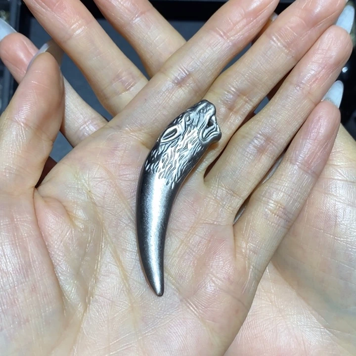 黑曜岩吊坠(不含链)未镶嵌老*