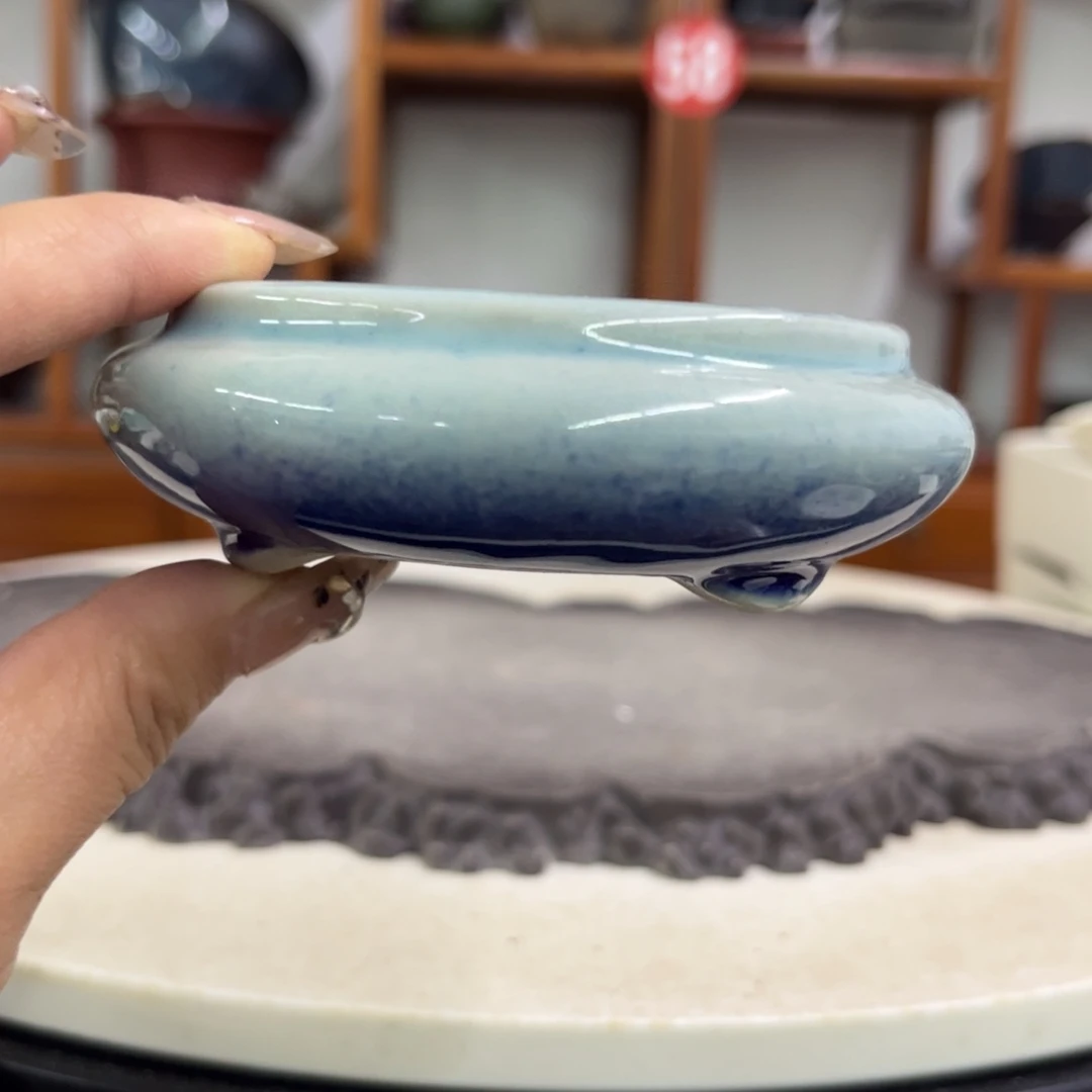 紫砂花盆瑕疵3-8。。。