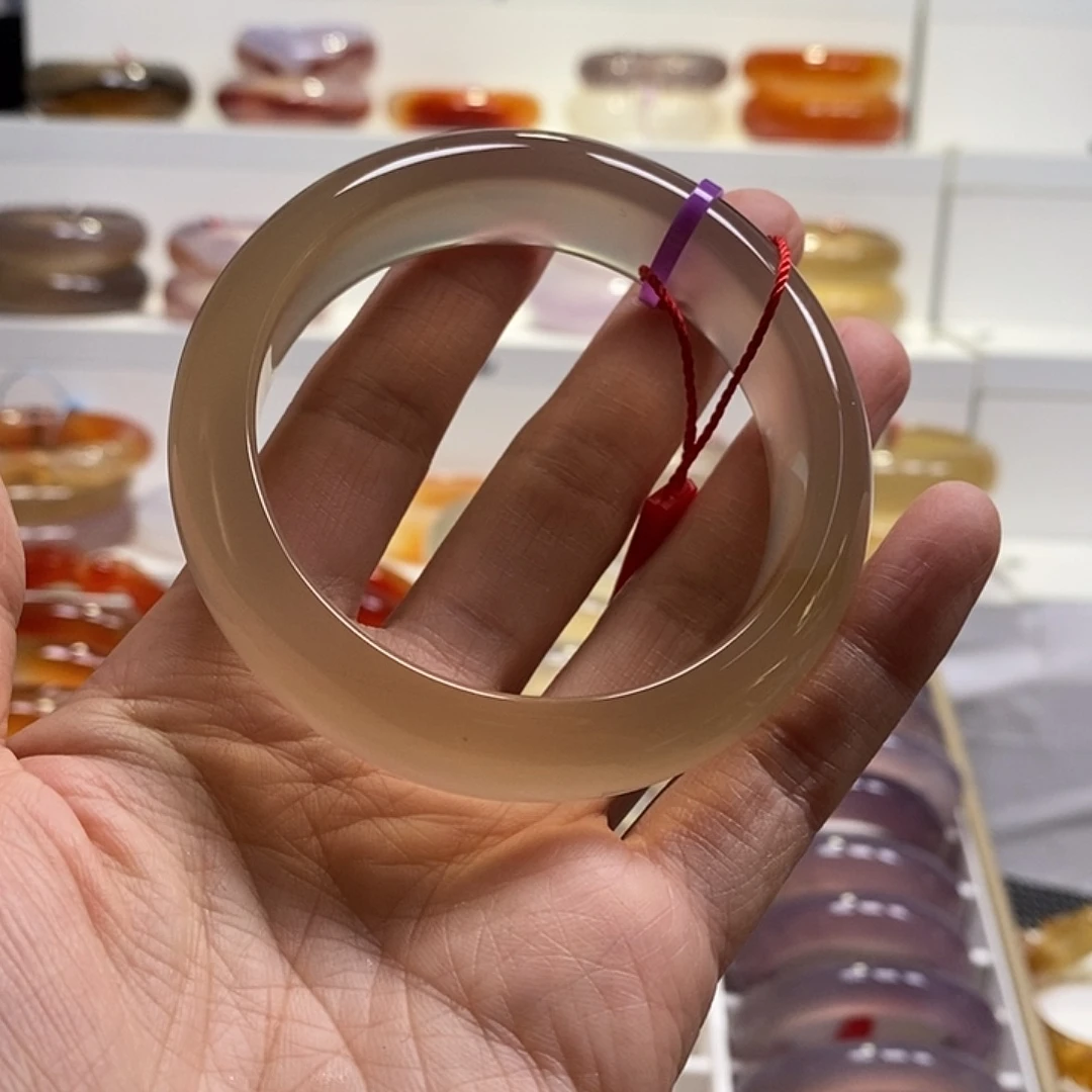 黄***子玛瑙/玉髓未镶嵌手镯