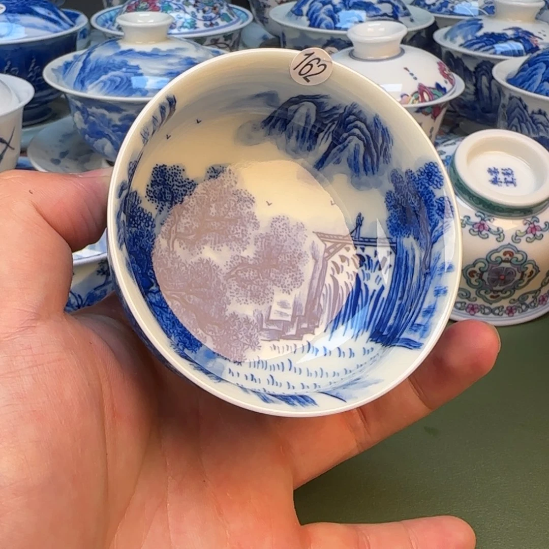 彦祖纯手工手绘茶具162