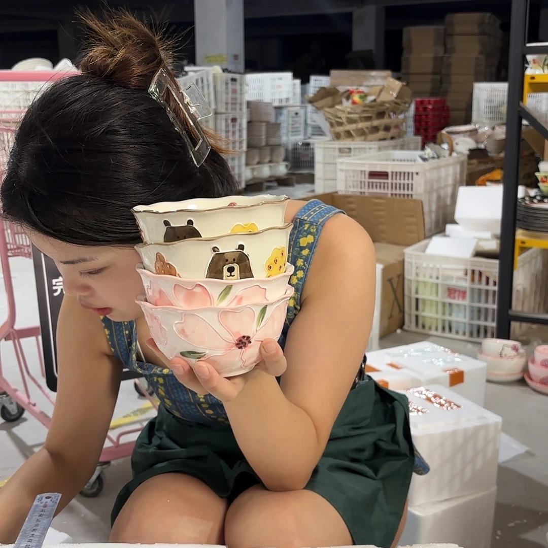 瓷微瑕陶瓷餐具釉下彩