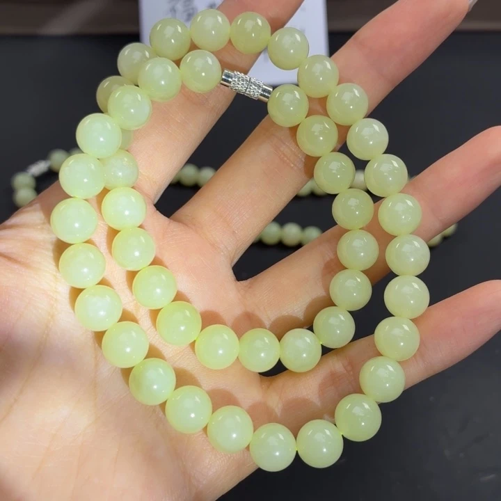 和田玉（黄玉）未镶嵌项链