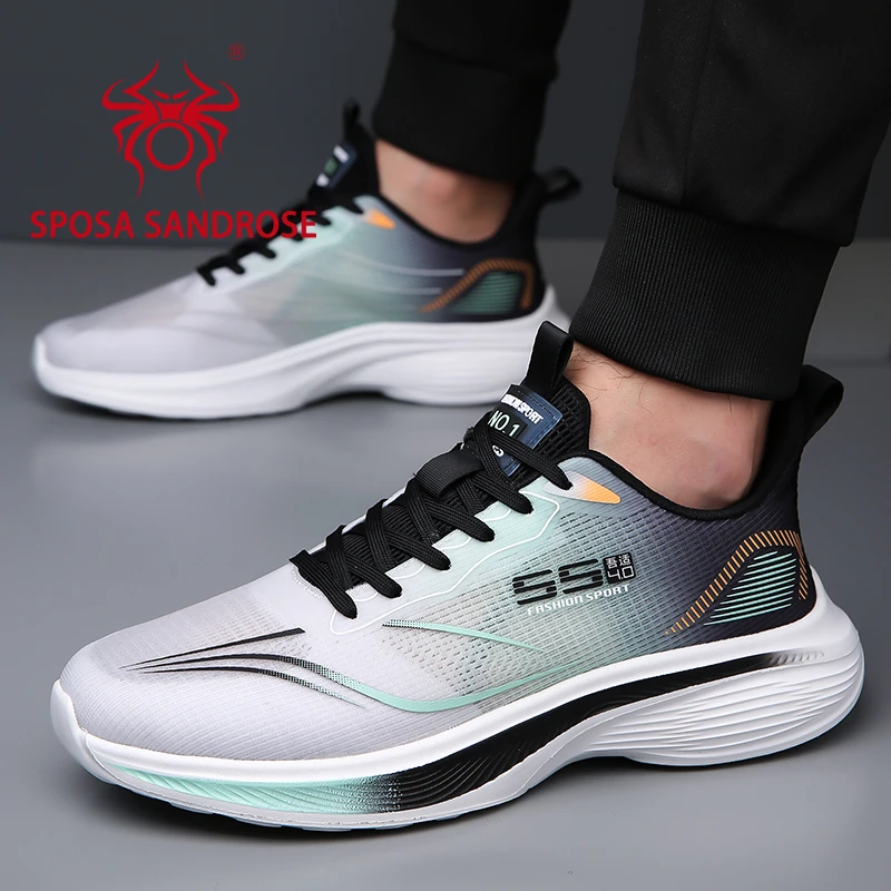 法国红蜘蛛夏季休闲透气减震跑步鞋竞速鞋男鞋百搭跑鞋缓震运动鞋