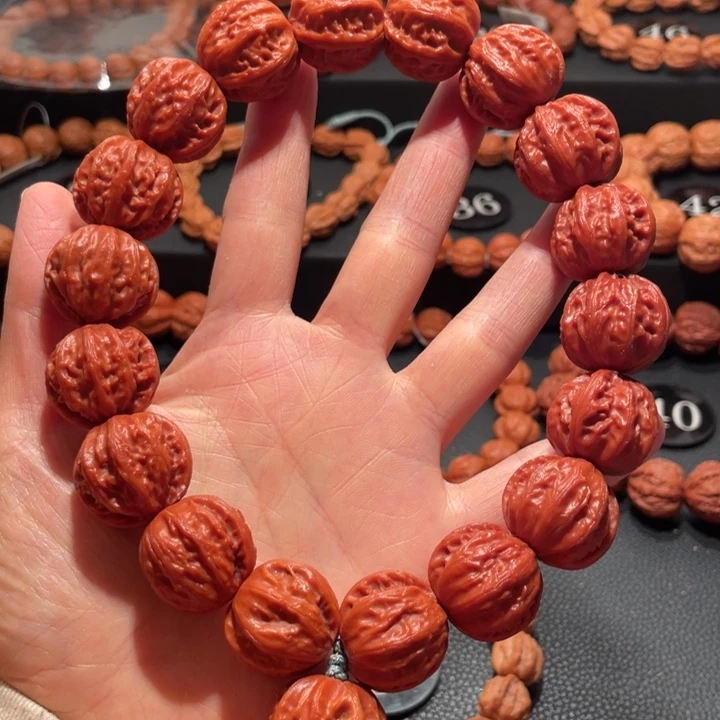 手串文玩核桃粗筋八棱2.2