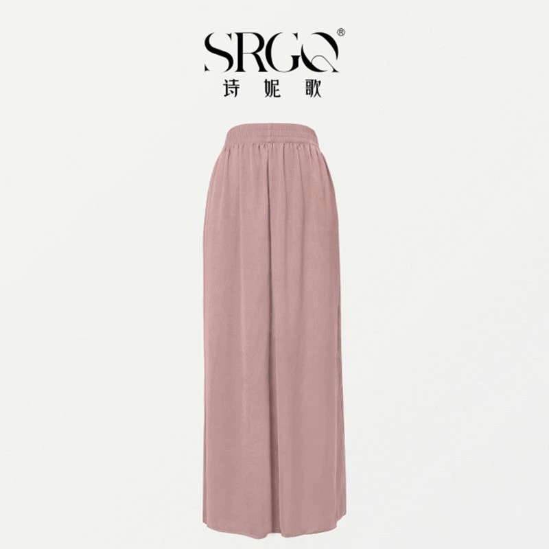 zhang&bai25&SS高定 |【冰感丝】女式丝滑触感垂垂裤 高腰宽松休闲
