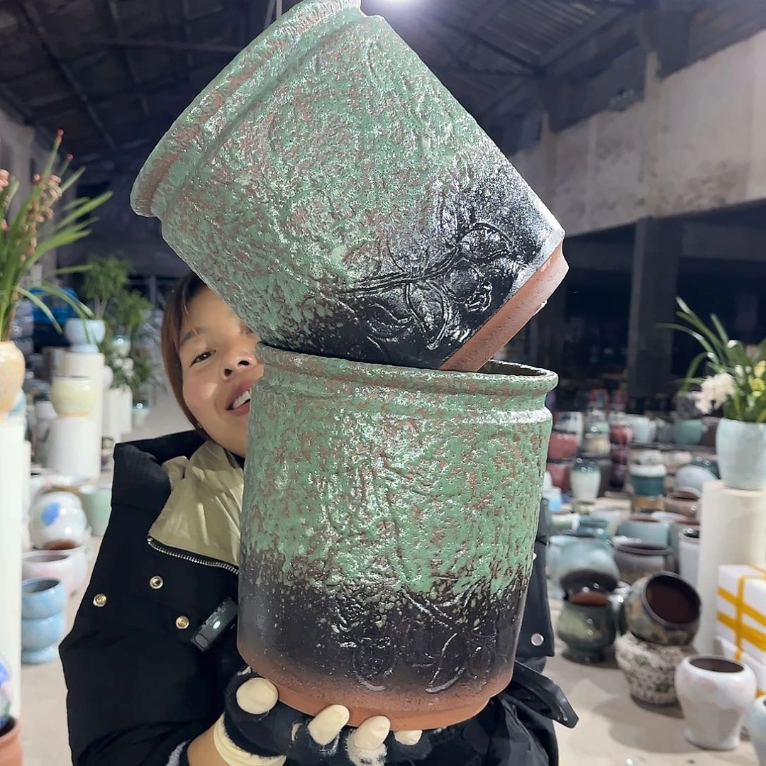 王嫂花盆1231-538高24口19