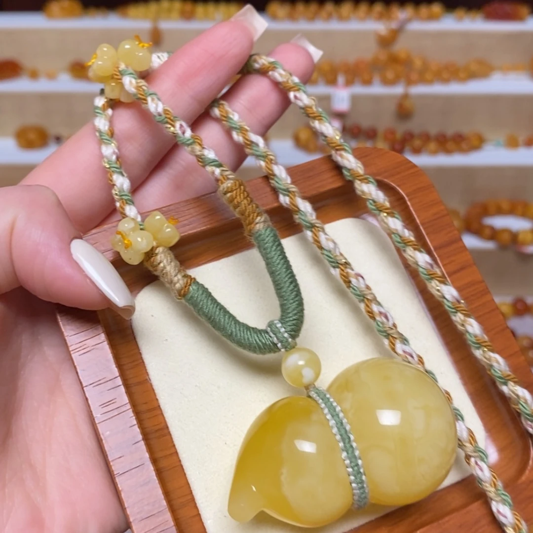 【闪购商品】未镶嵌颈饰蜜蜡项链