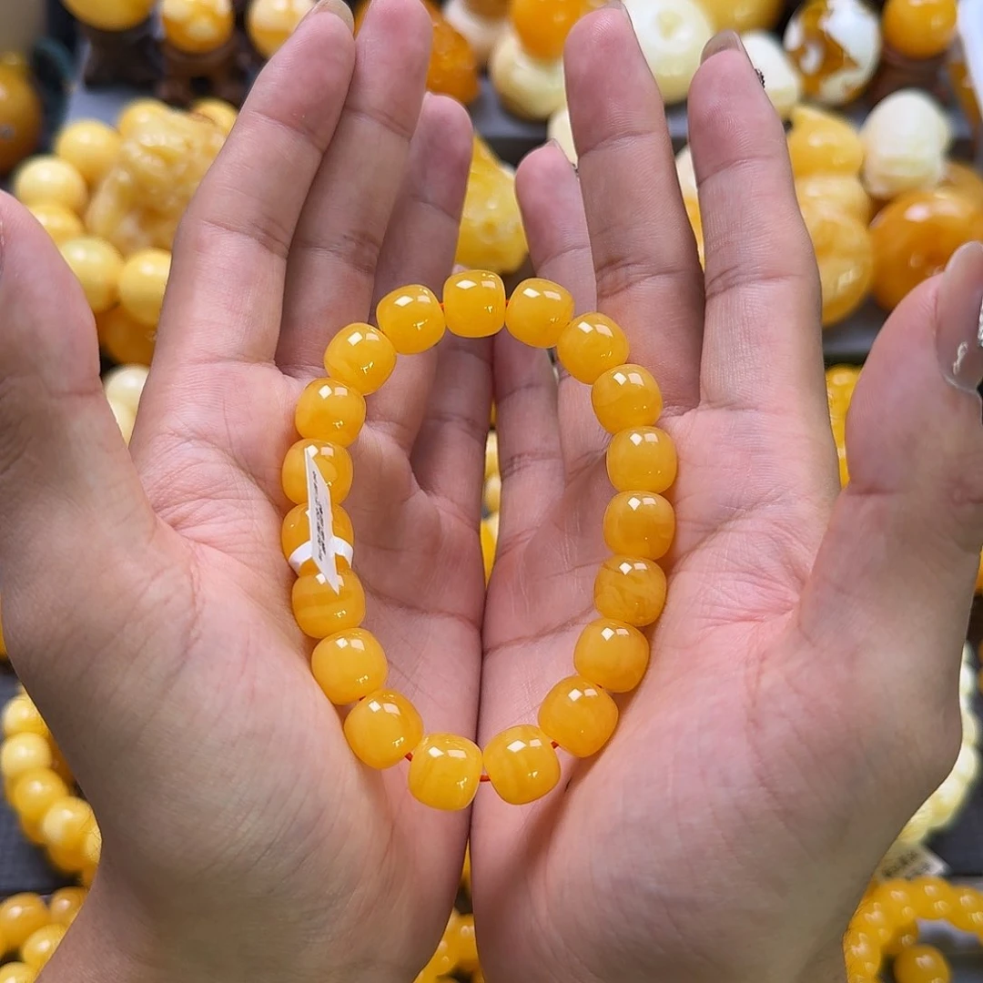 未镶嵌蜜蜡珠宝奇石同料12mm