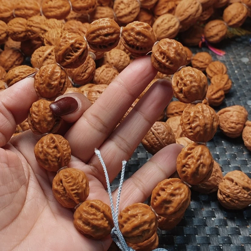 【闪购商品】文玩核桃吊坠大****好粗筋八棱