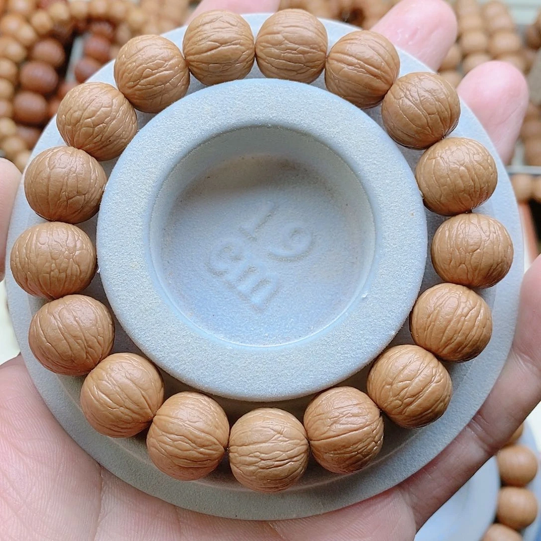 核桃手串/手链聚宝盆山地籽尺寸15误差0.1毕业强迫症款