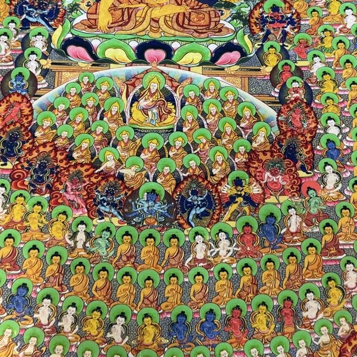 装裱画唐卡绘画作品