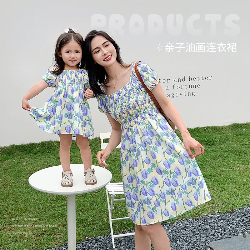 LUSON 女宝 FTX311800 女宝宝2023新品可爱小公主亲子装