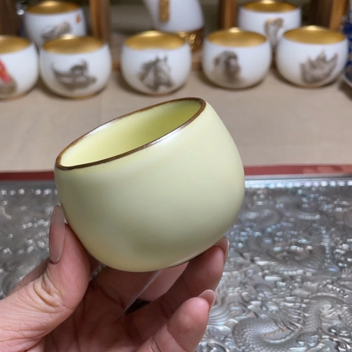 绿色汝窑杯。。。-……