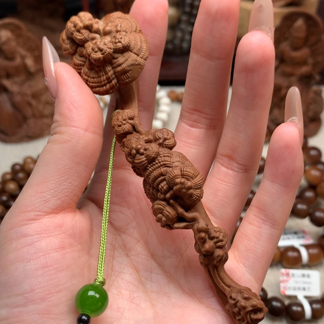 檀香木把件老山檀香如意