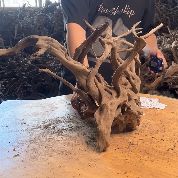 木354030 鱼缸造景根雕作品200