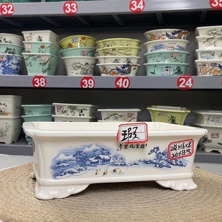 紫砂紫砂花盆4748