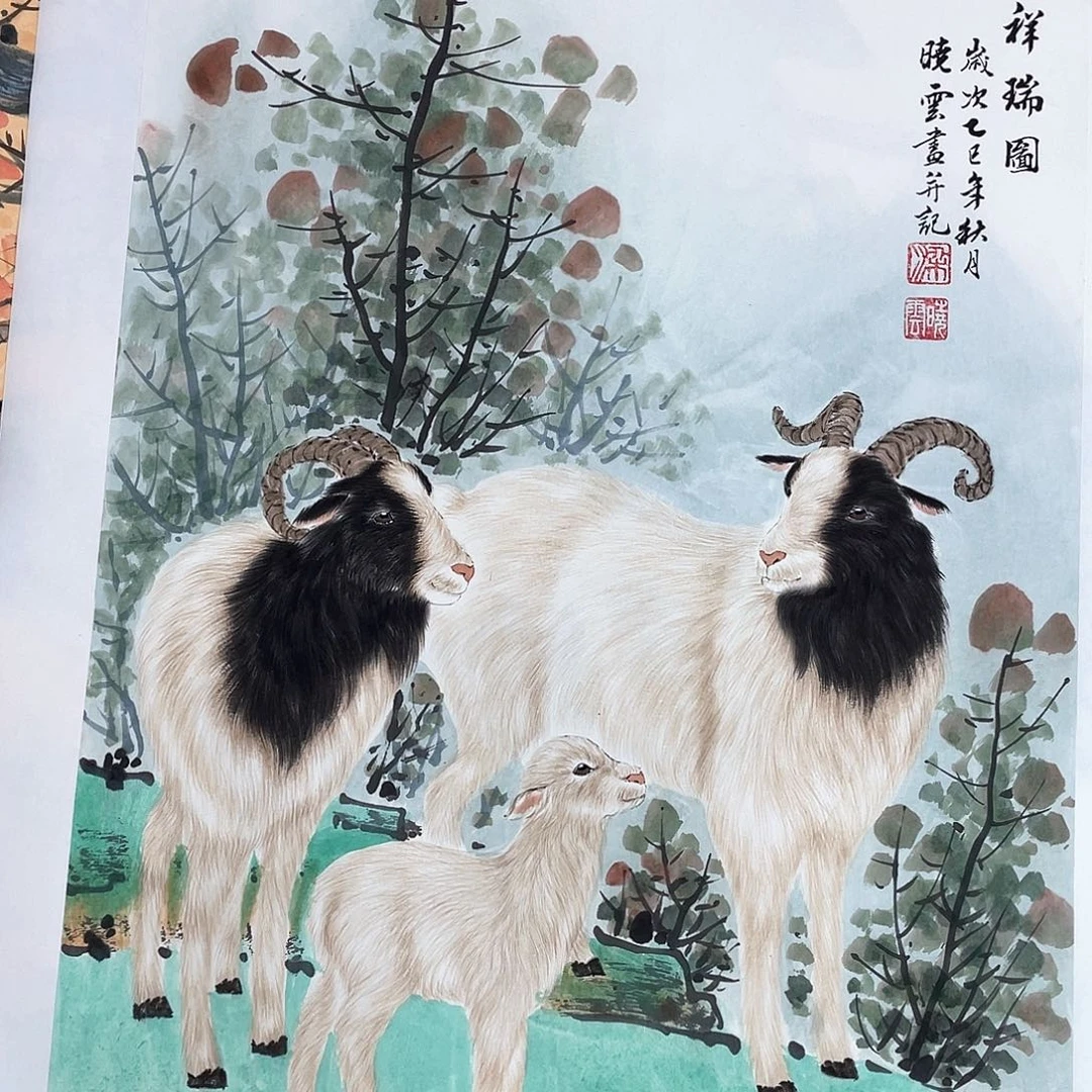 国画梁晓云老师作品欣赏