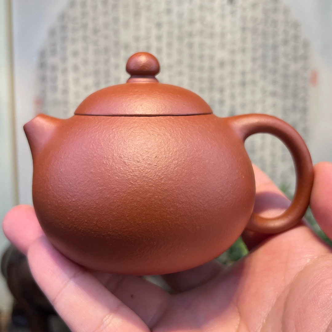 宜兴紫砂壶全手工文旦壶正宗原矿生砂朱泥纯手工精工茶壶100%真品