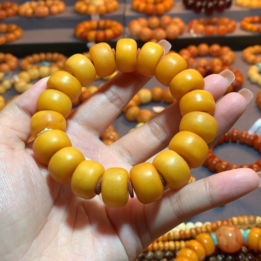 【闪购商品】手串蜜蜡未镶嵌安****清蜜蜡手串