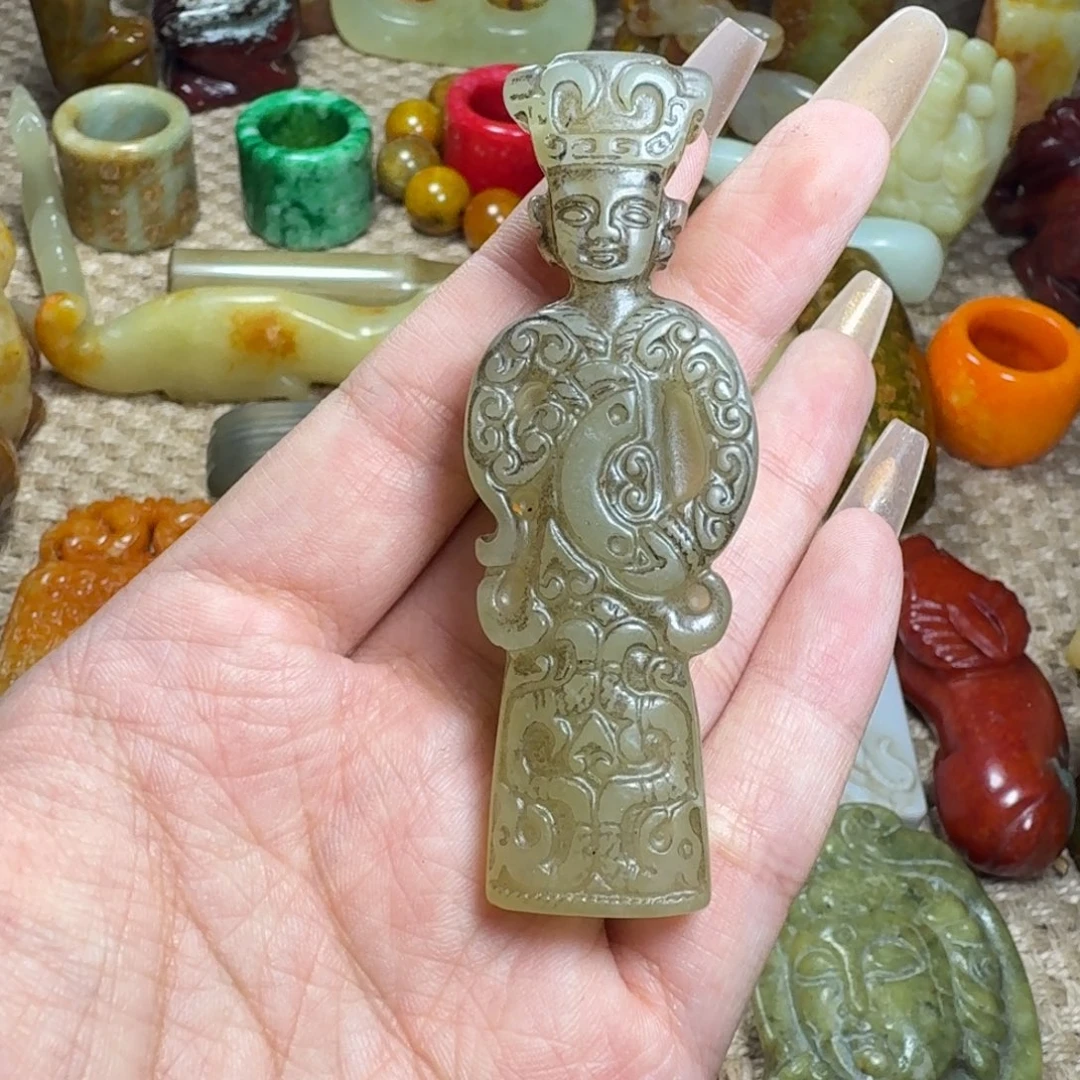 吊坠白玉菩提挂件