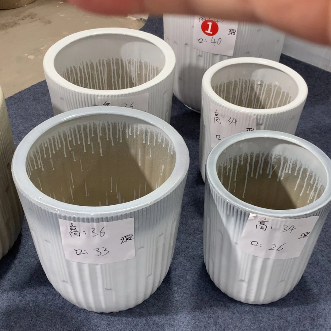 高温陶瓷花盆微瑕