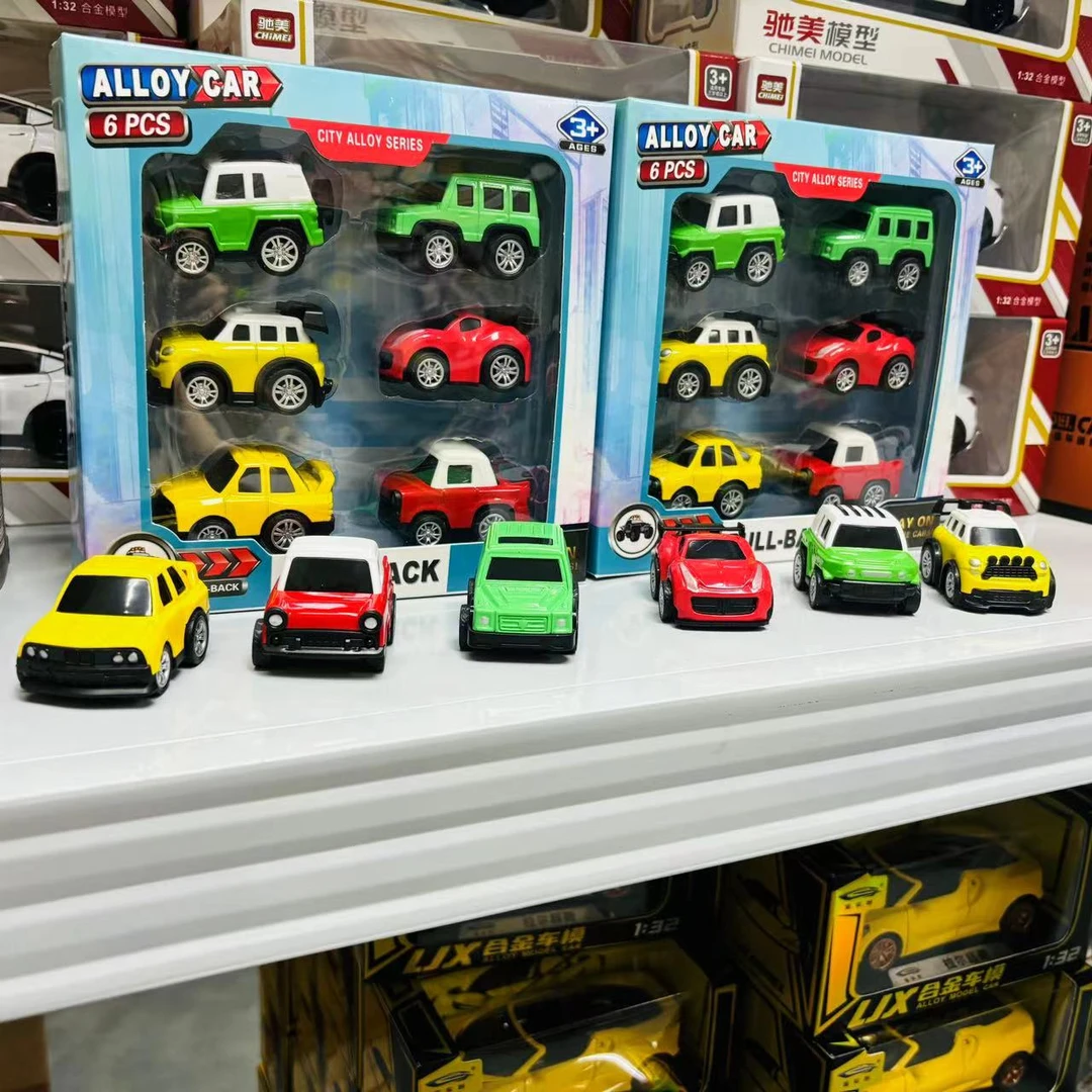 合金口袋车Q萌系列回力条车