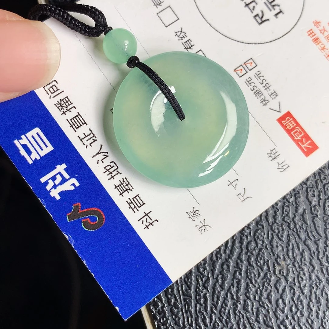 翡翠未镶嵌吊坠(不含链)平安扣