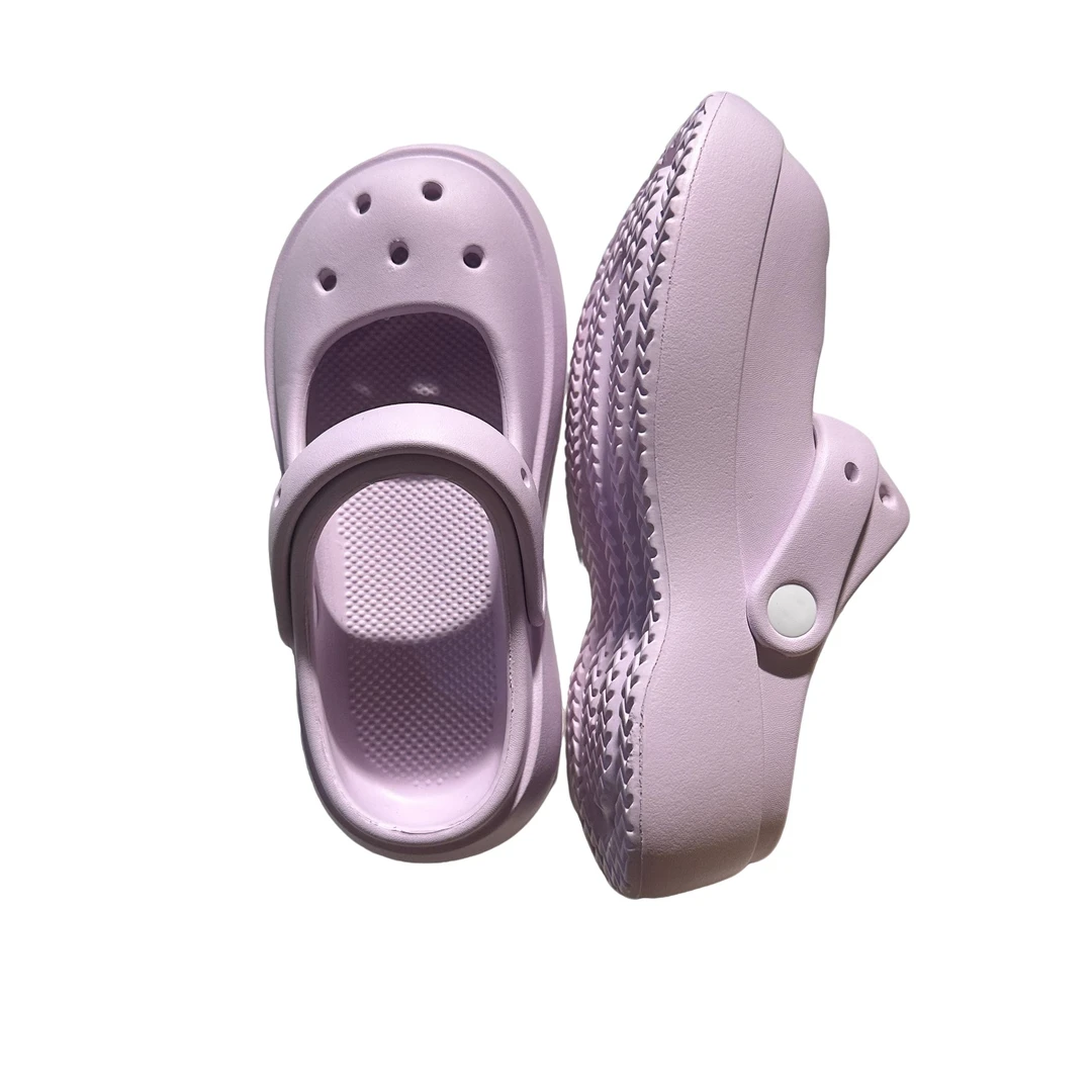 洞洞鞋女夏新款时尚百搭舒适厚底踩屎感外穿软底防滑休闲