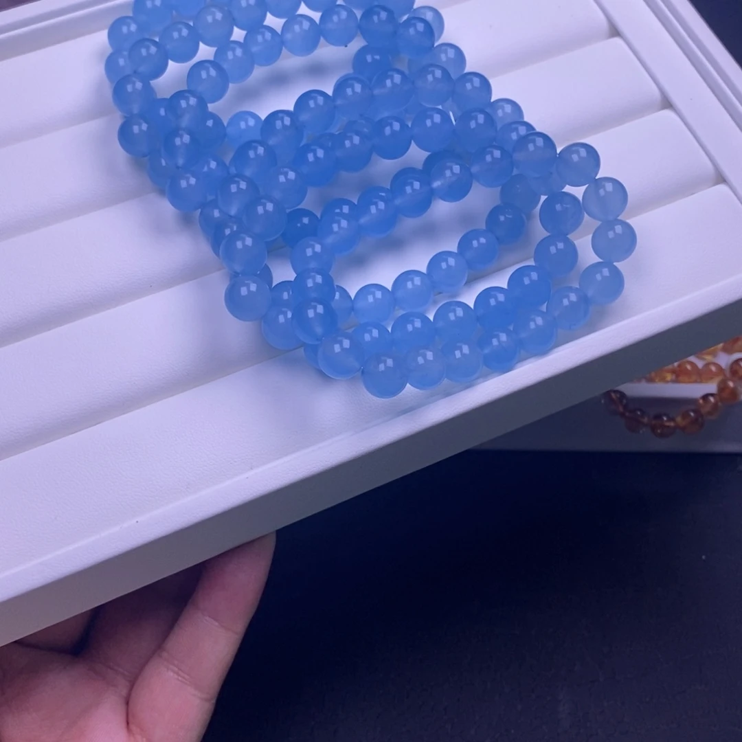 玛瑙/玉髓手串未镶嵌卡10