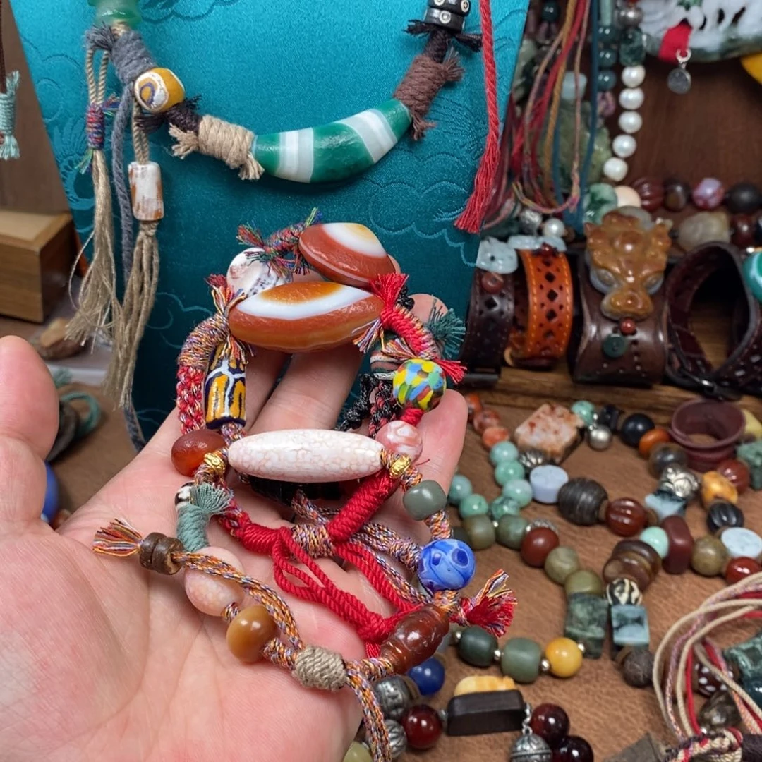 玛瑙/玉髓手链未镶嵌可****?