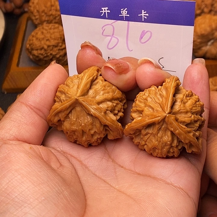 桃核吊坠三棱38无刀痕s