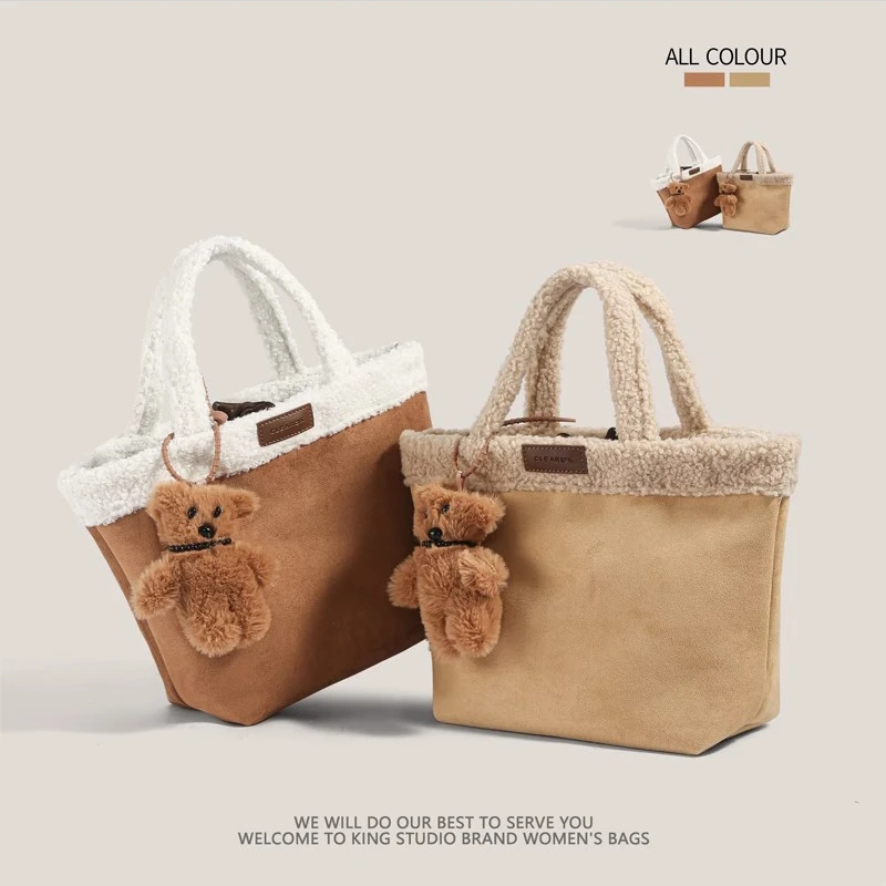 街头潮流耐磨冬季四季通用手提包防滑秋冬季韩版包包