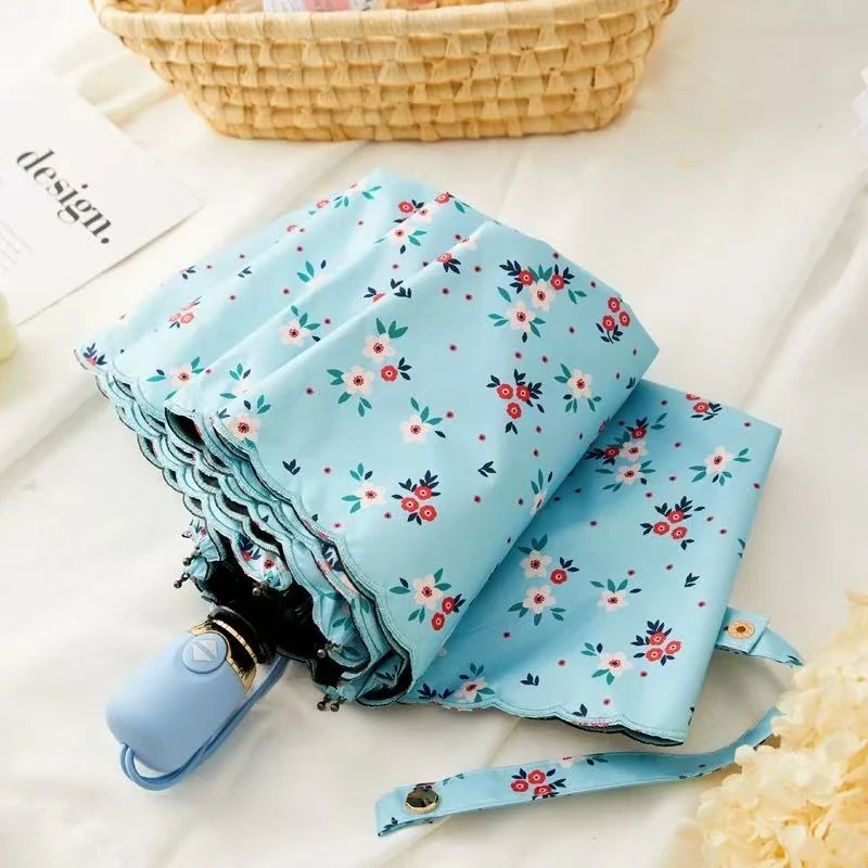 【701--800】默认瑕疵，介意勿拍！小巧便携学生可爱防紫外线晴雨伞