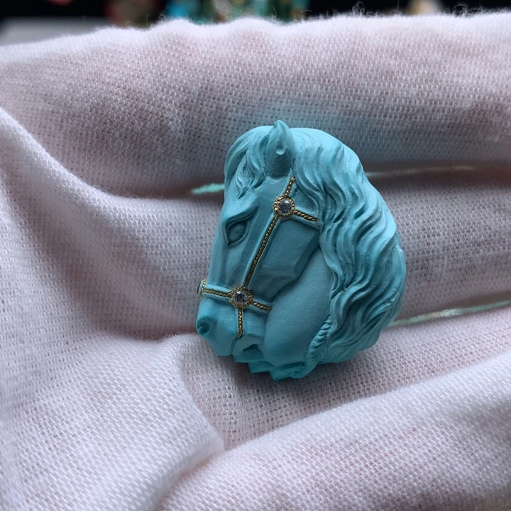 未镶嵌绿松石戒指