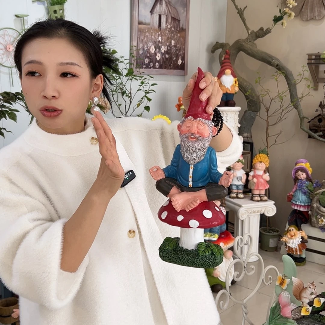 花园摆件红红火火