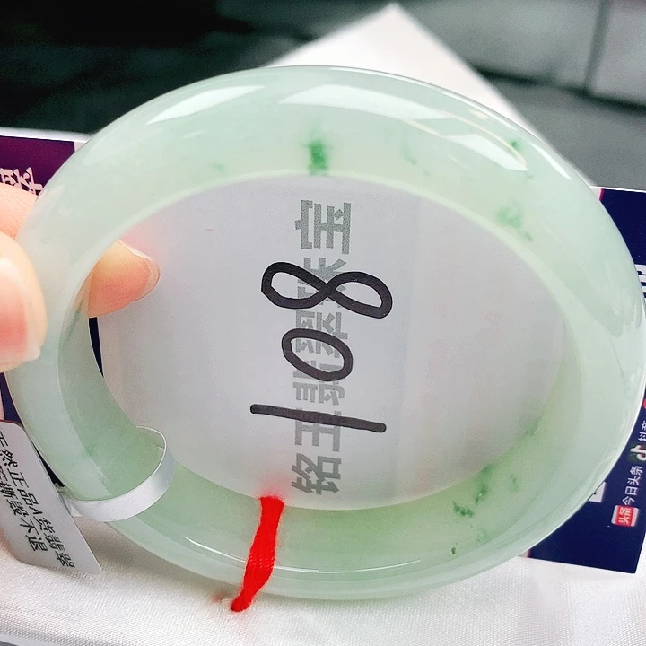 翡翠未镶嵌手镯缅甸天然a货翡翠手镯