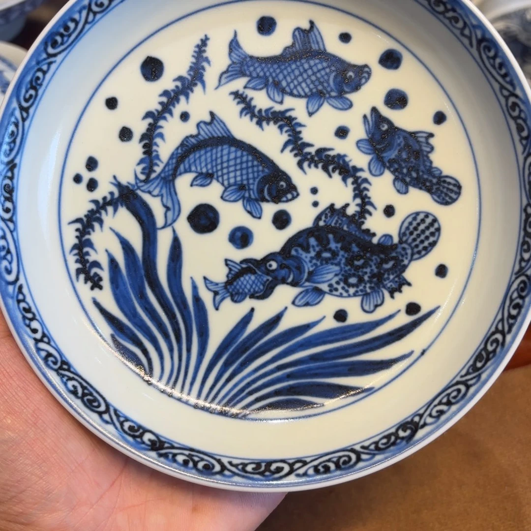 瓷片景德镇手绘茶具微瑕小壶承