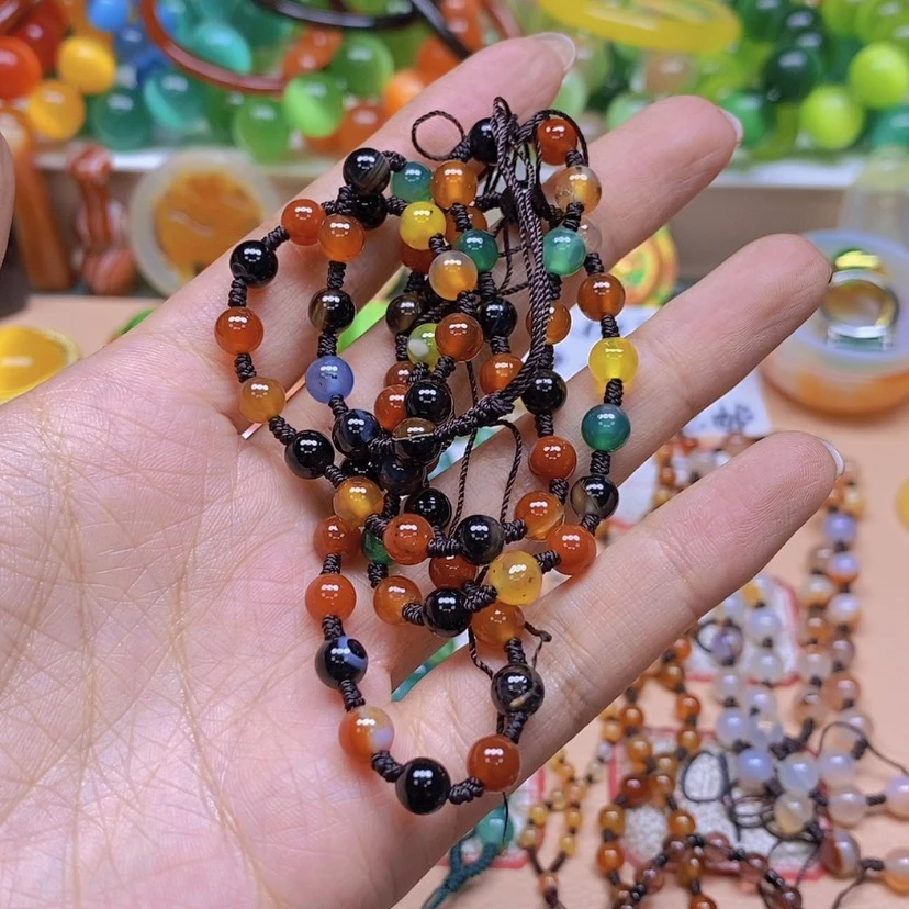 【闪购商品】玛瑙/玉髓颈饰未镶嵌马*楠